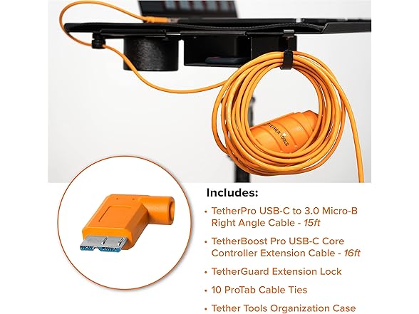 Tether Tools TetherBoost Pro 31' USB-C 