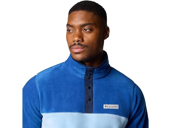 Columbia Mens Steens Half Snap, Large