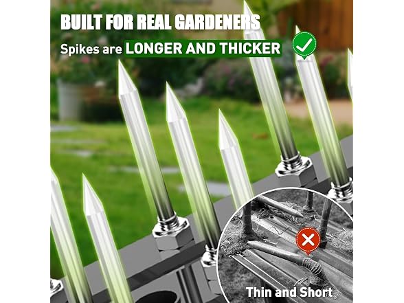 TOPHDY GAR-63 Lawn Aerator Spike Tool, 15 Spikes