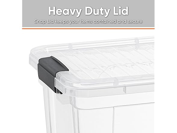 Superio Clear Storage Box 49 Quart 10 Pack