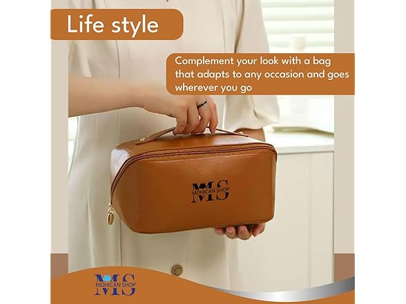 MOHICANSHOP Large Capacity Cosmetic Bag 