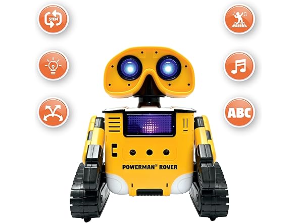 LEXiBOOK, Powerman® Rover, Remote-Controlled Robot
