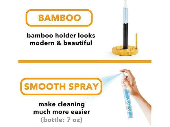 SpaceAid SprayNeat Bamboo Paper Towel Holder