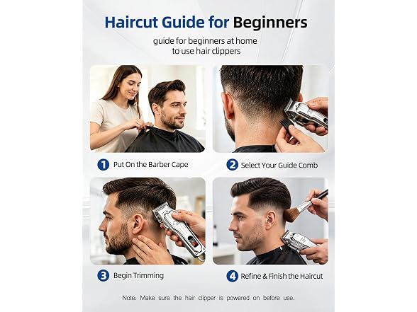 KIKIDO Cordless Hair Clipper Kit, 20pc