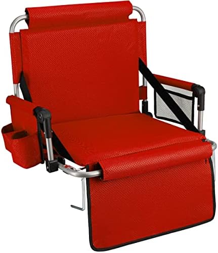 Alpcour Folding Stadium Seat - Red