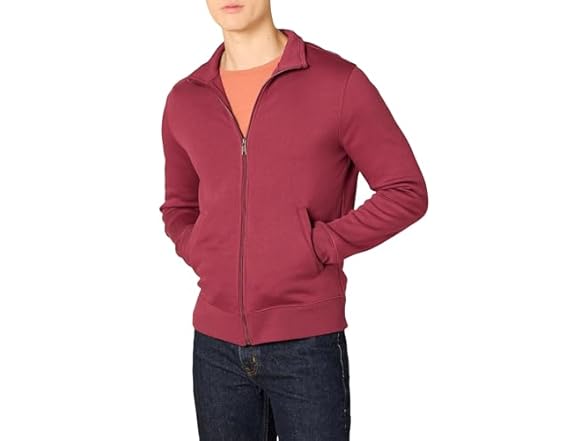 Amazon Essentials Mens Mock Neck Sweatshirt
