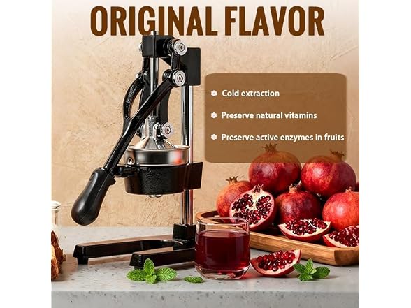METALBEE Cast Iron Hand Press Juicer