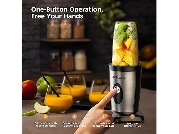 Acezoe Personal Blender Shakes and Smoothies