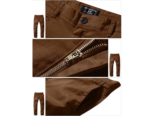 Match Men (34) Slim-Tapered Flat-Front