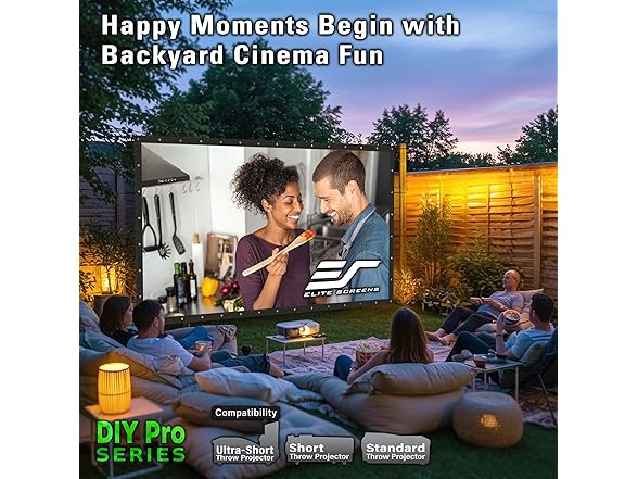 Elite Screens DIY Dual Portable Projector Screen