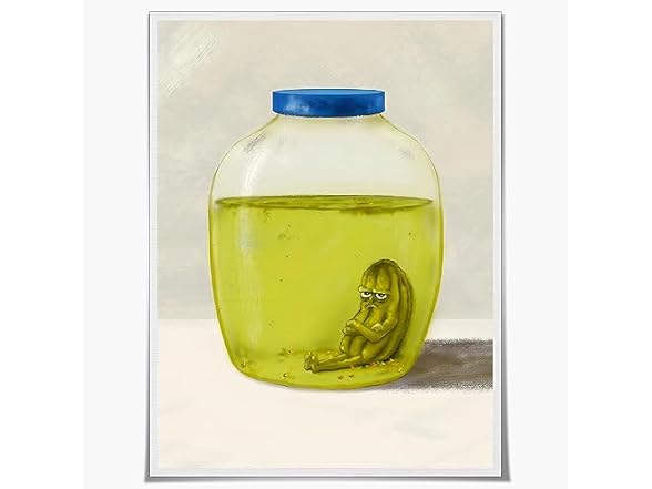 Funny Pickle Eclectic Canvas Wall Art