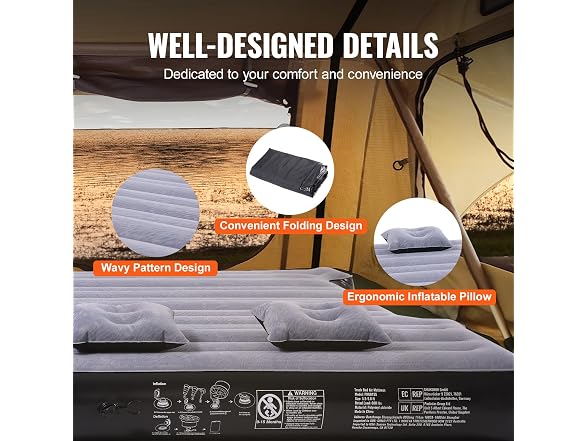 Truck Bed Air Mattress, for 5.5-5.8 ft Full Size