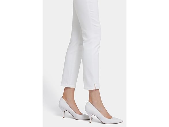 NYDJ Women's White Skinny Ankle (16)