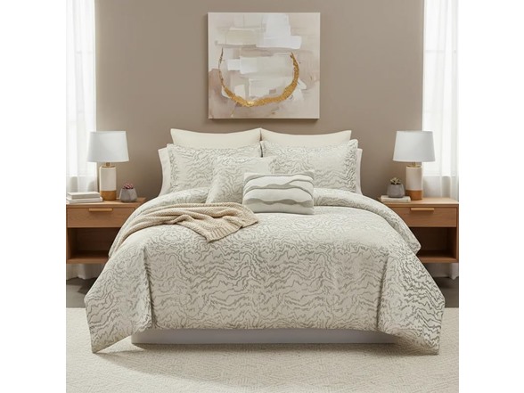 J&V Textiles Botanical 5-Piece Comforter Set