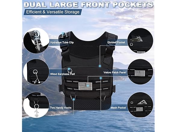 PORTHOLIC Hydration Running Vest