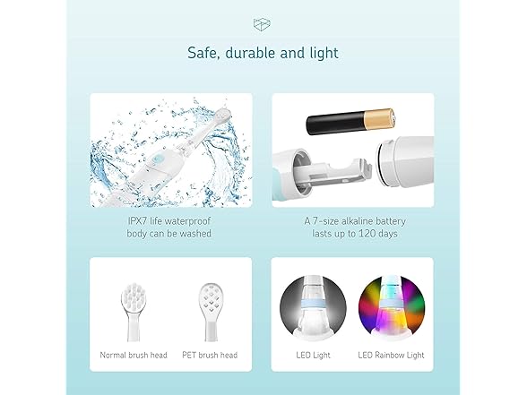 AKSDESY Little Martin's Toddler Electric Toothbrush