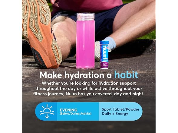10PK Nuun Sport Electrolyte Tablets, Tri-Berry