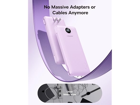 VEGER 10000mAh Power Bank Wall Plug