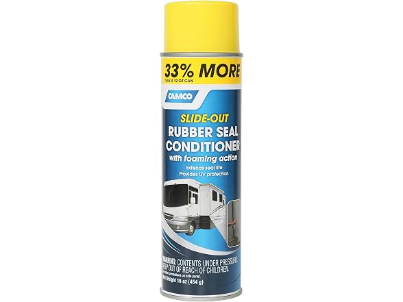 Camco RV Slide-Out Rubber Seal Conditioner (41135)