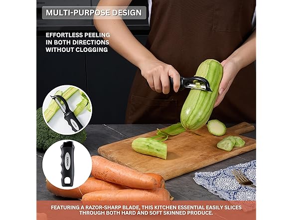 Croomi Premium Swivel Vegetable Peeler