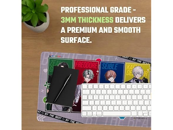 BY THE BEAT Desktop Gaming Mousepad