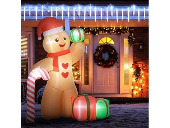 CIGEGE 8ft Gingerbread Man