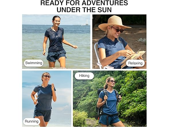 Kanu Surf Women's SS Navy Rashguard (M)
