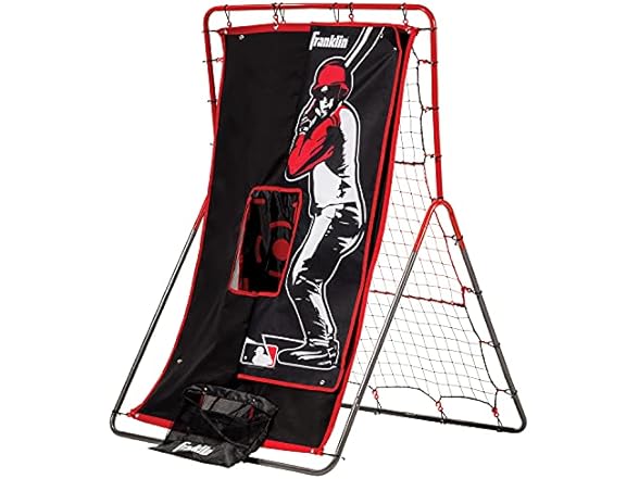 Franklin Sports Baseball Pitching Target Rebounder Net