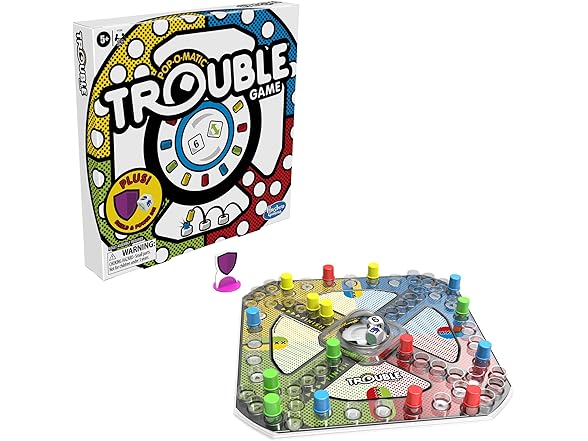 Hasbro Gaming Trouble Board Game