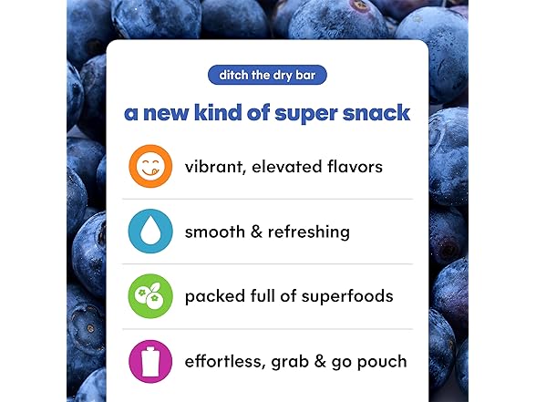 Noka Superfood Fruit Smoothie Pouches 6 Count