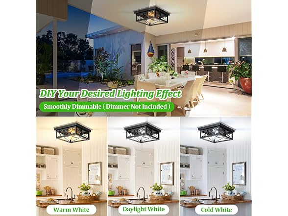 Kondras 2-Light Flush Mount Ceiling Light