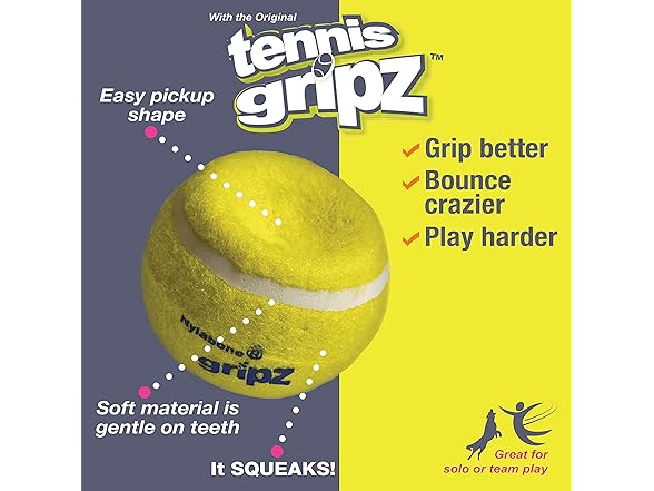 Nylabone Tennis Ball Dog Toy 3pk