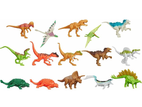 Hasbro Jurassic World Bag of 15 3'' Dinosaurs