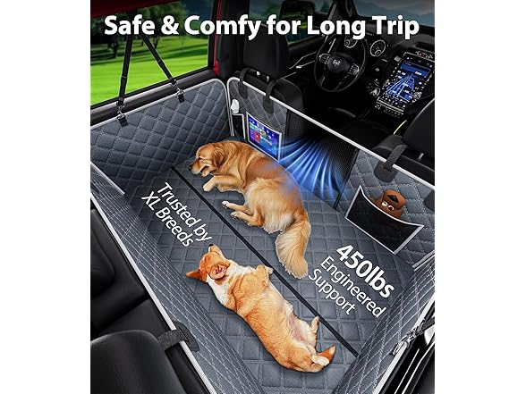 PetGenie Large Dog Car Seat Cover