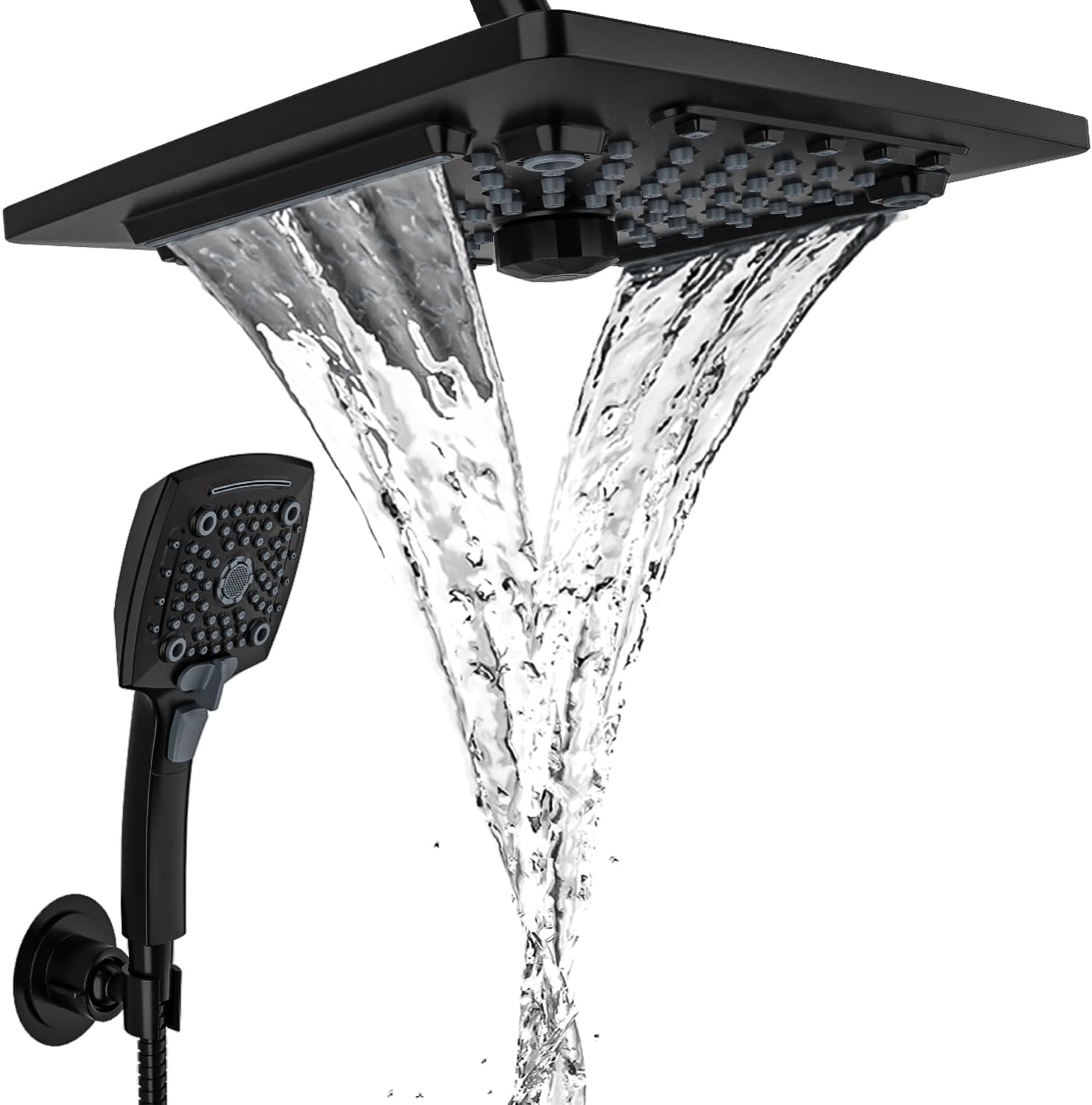 ELLO&ALLO Rain Shower Head with Handheld Spray - Gallery 2