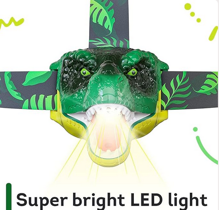 Skywin Dinosaur Headlamp for Kids - Gallery 13