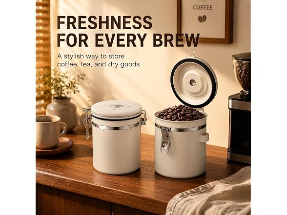 MEGAWISE EGAWISE Coffee Canister, 1.5L 