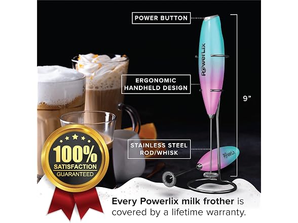 PowerLix Powerful Handheld Milk Frother  - Gallery 3