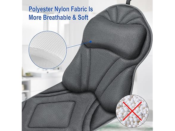 snlewrtu full body bath pillow