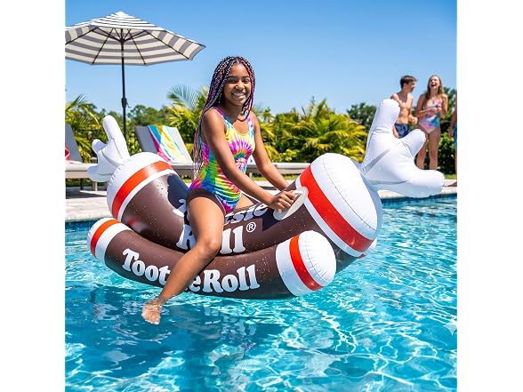 Tootsie Roll Ride On Pool Float Large