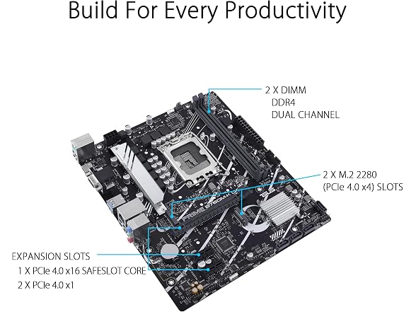 ASUS Prime B760M-K D4 Gaming