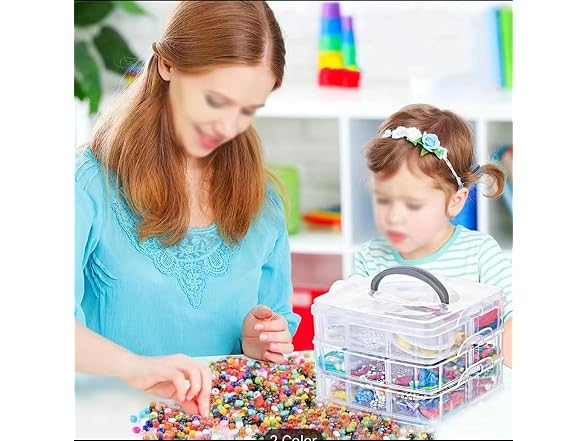 RainbowBaby 3-Tier Stackable Storage Box
