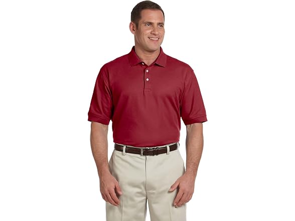 Devon & Jones Men's Pima Piquv Short-S