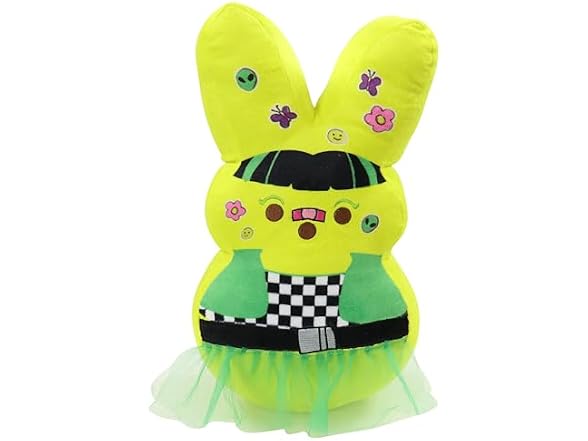 Animal Adventure | 15" Yellow Emo Shaggy Bunny Peeps