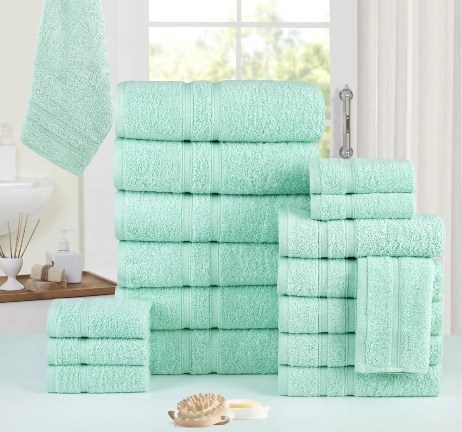 Bibb 18 Piece Egyptian Cotton Towel Set - Gallery 14