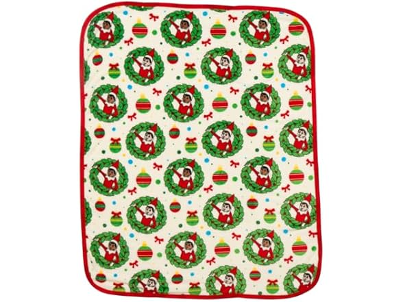 Franco Elf On The Shelf Holiday Christmas Throw