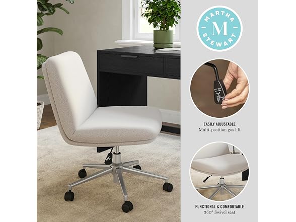 Martha Stewart Eloise Swivel Task Chair