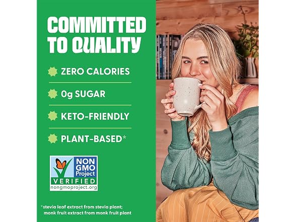 Whole Earth | Stevia & Monk Fruit Liquid