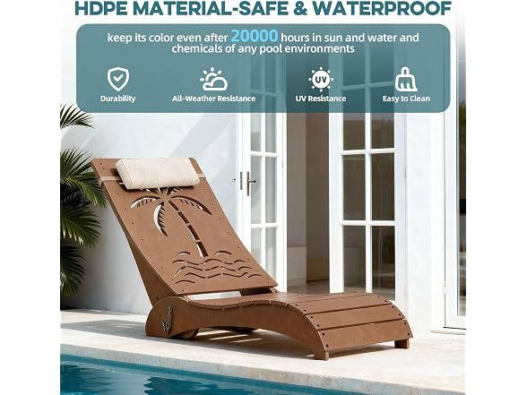 in Pool Lounge Chairs Set of 4