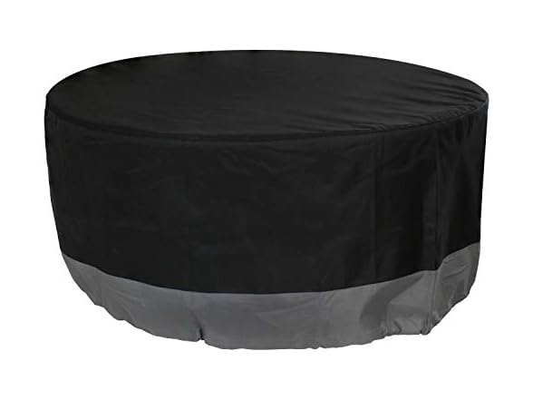 Sunnydaze Decor NY-258 Round Fire Pit Cover 30in Black